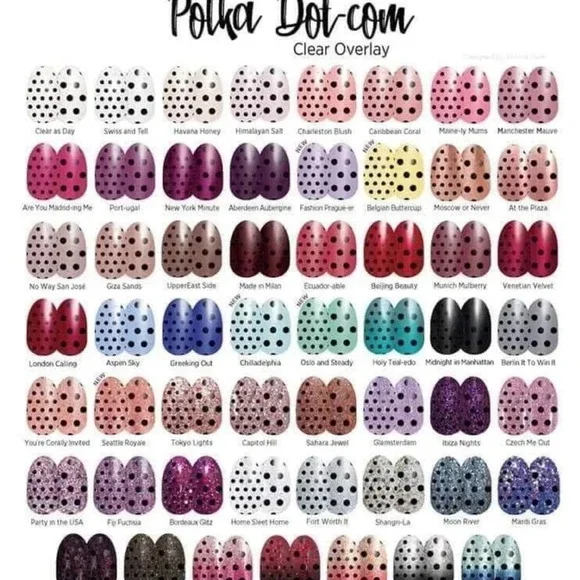 New Color Street Nail Polish Strips • Polka Dot Com Overlay - Picture 4 of 4